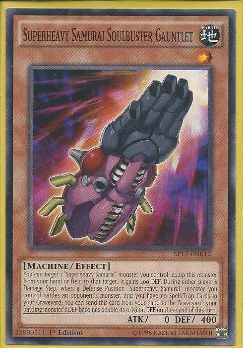 SP17-EN012 Superheavy Samurai Soulbuster Gauntlet - Common