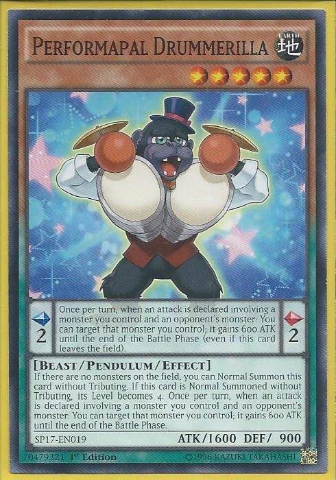 SP17-EN019 Performapal Drummerilla - Common