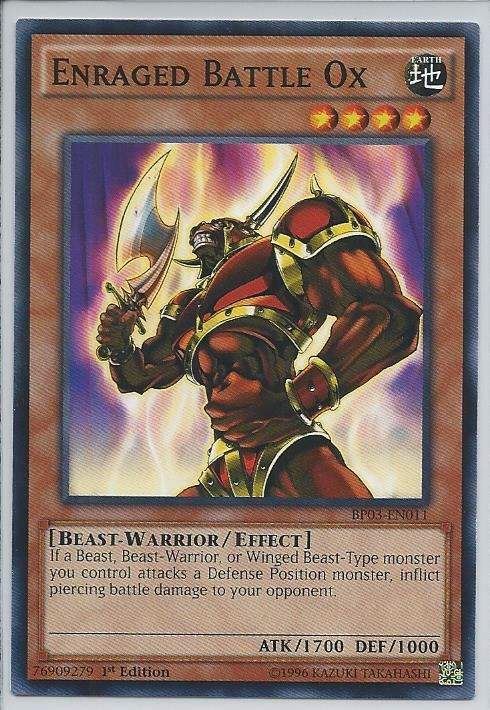 kduy BP03-EN011 ENRAGED BATTLE OX - COMMON