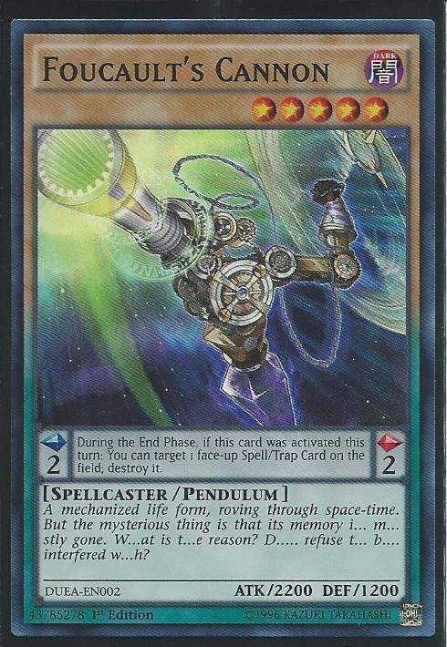 DUEA-EN002 Foucault's Cannon - Super Rare