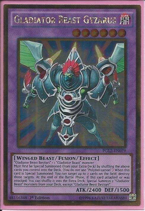 PGL2-EN079 Gladiator Beast Gyzarus - Gold Rare