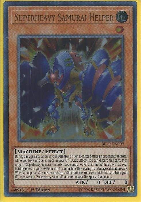 BLLR-EN009 Superheavy Samurai Helper - Ultra Rare