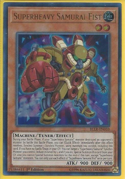 BLLR-EN010 Superheavy Samurai Fist - Ultra Rare