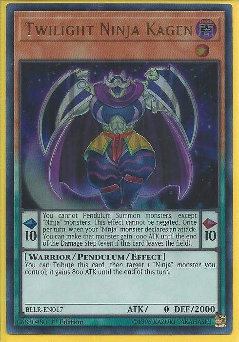 BLLR-EN017 Twilight Ninja Kagen - Ultra Rare