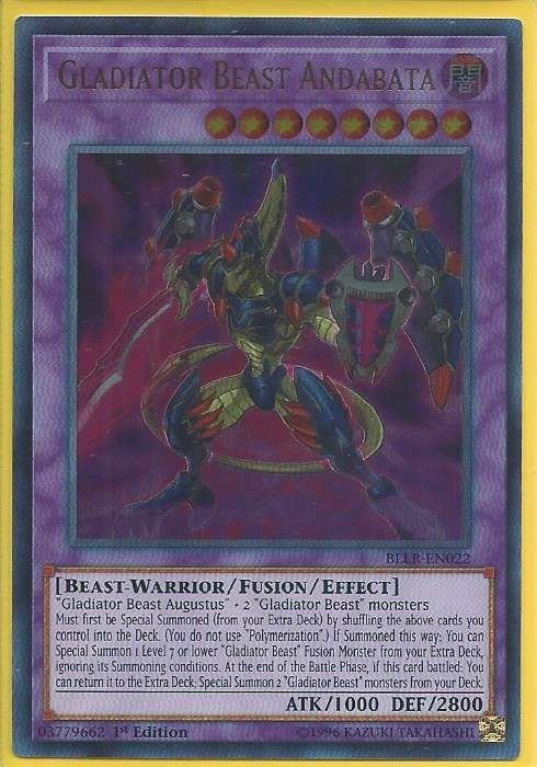 BLLR-EN022 Gladiator Beast Andabata - Ultra Rare
