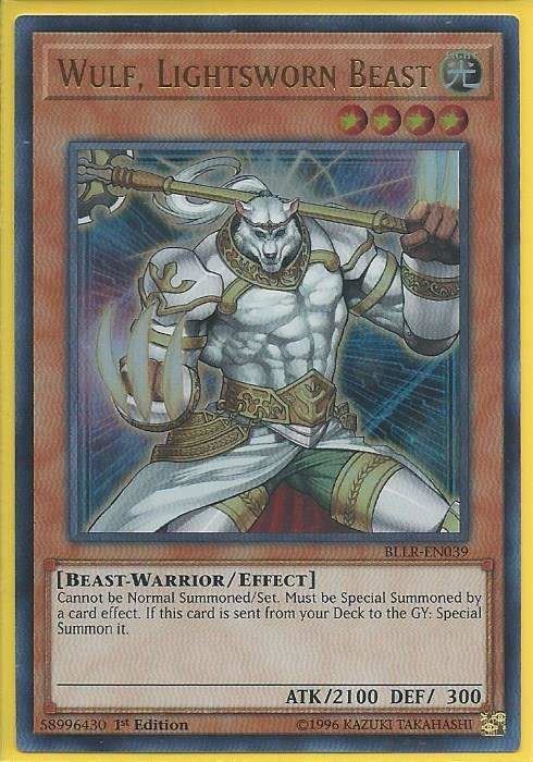 BLLR-EN039 Wulf, Lightsworn Beast - Ultra Rare