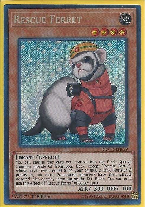 kduys COTD-EN029 Rescue Ferret - Secret Rare