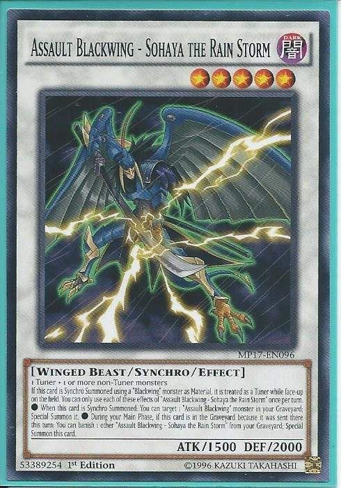 MP17-EN096 Assault Blackwing - Sohaya the Rain Storm - Common