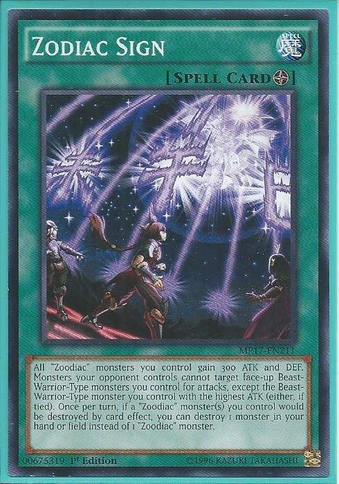 MP17-EN211 Zodiac Sign - Common