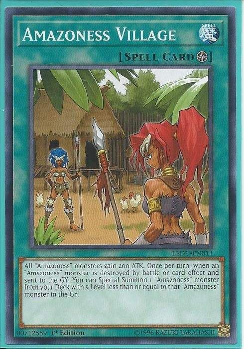 LEDU-EN014 Amazoness Village - Common