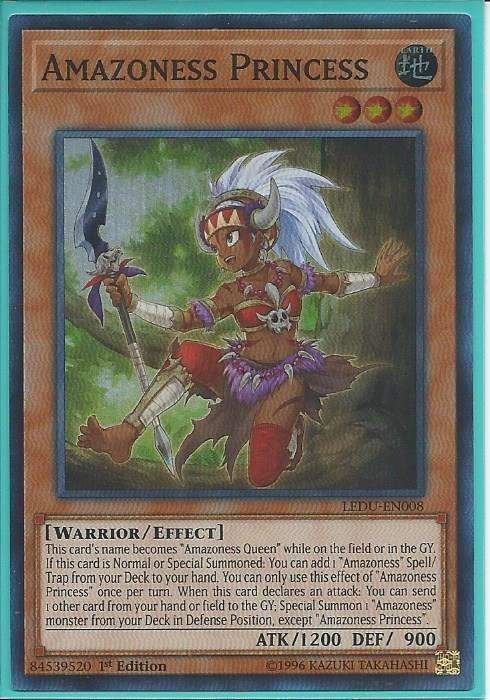 LEDU-EN008 Amazoness Princess - Super Rare