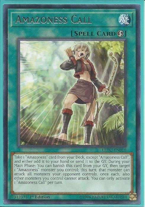 LEDU-EN010 Amazoness Call - Rare