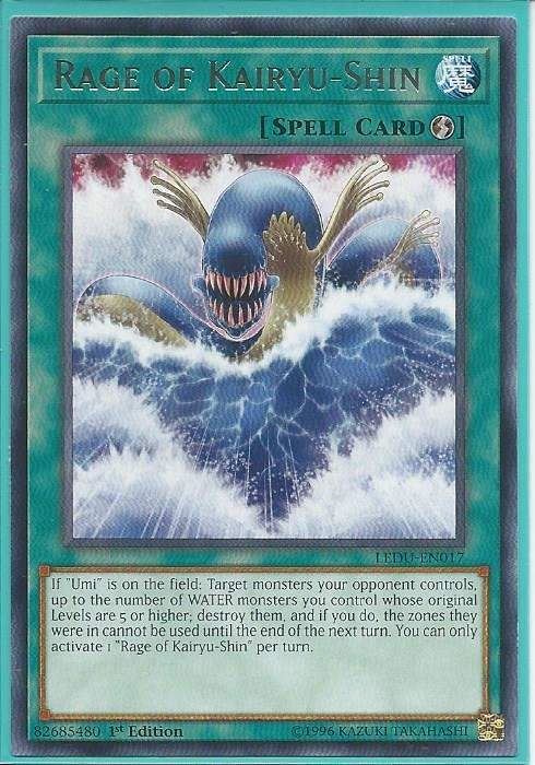 LEDU-EN017 Rage of Kairyu-Shin - Rare