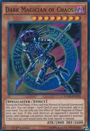 YGLD-ENC02 Dark Magician of Chaos – Ultra Rare