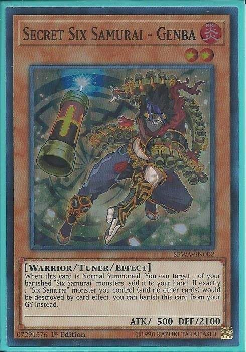 SPWA-EN002 Secret Six Samurau – Genba – Super Rare