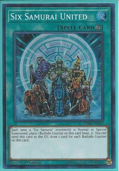 tvni SPWA-EN013 Six Samurai United – Super Rare