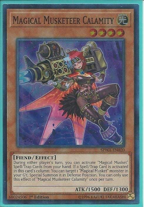 SPWA-EN020 Magical Misketeer Calamity – Super Rare
