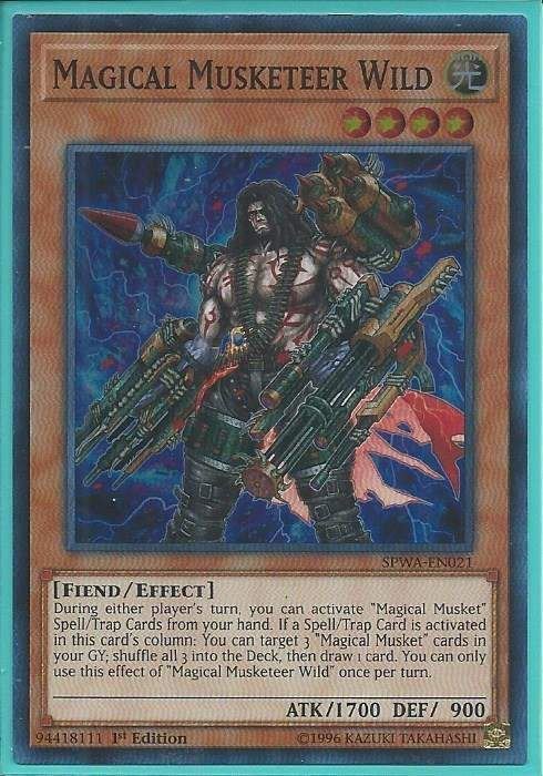 SPWA-EN021 Magical Musketeer Wild – Super Rare