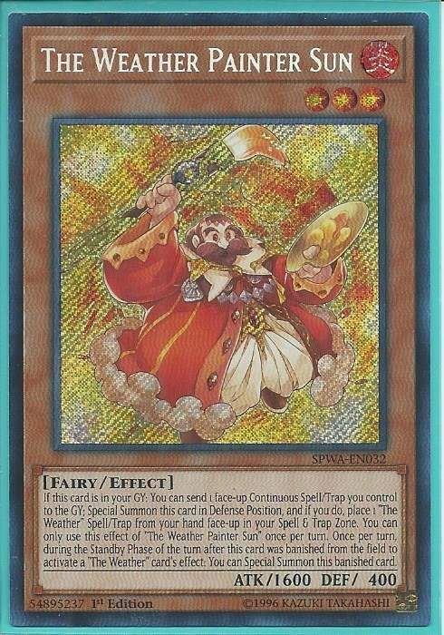 2tvni SPWA-EN032 The Weather Painter Sun – Secret Rare