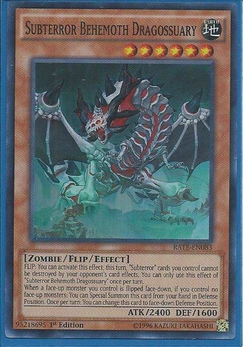 RATE-EN083 Subterror Behemoth Dragossuary – Super Rare