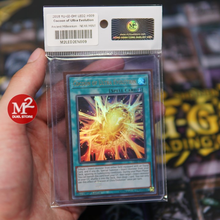 LED2-EN009 Cocoon Of Ultra Evolution – Ultra Rare - Bảo quản theo tiêu chuẩn M2SCCQ