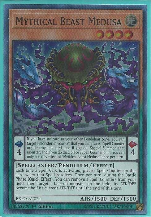 EXFO-EN024 Mythical Beast Medusa – Super Rare