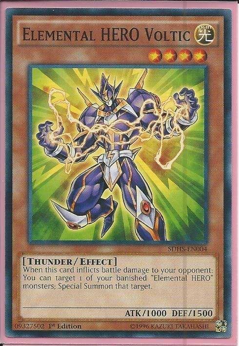 SDHS-EN004 Elemental HERO Voltic – Common