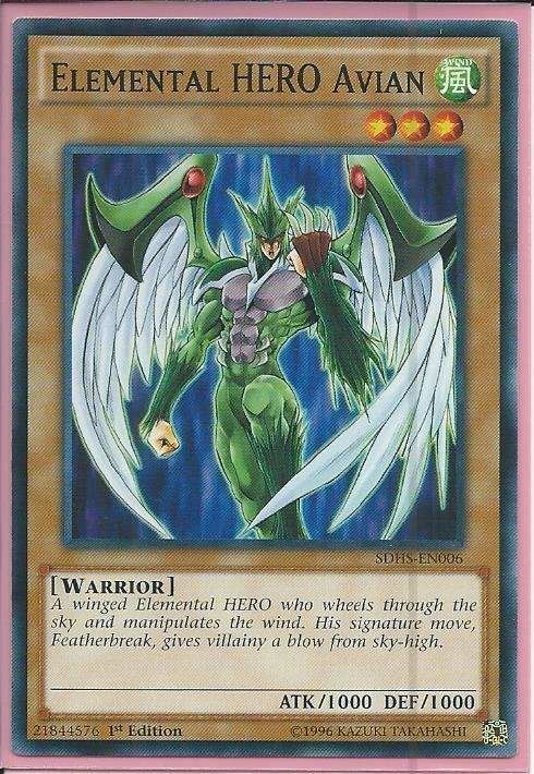 SDHS-EN006 Elemental HERO Avian – Common