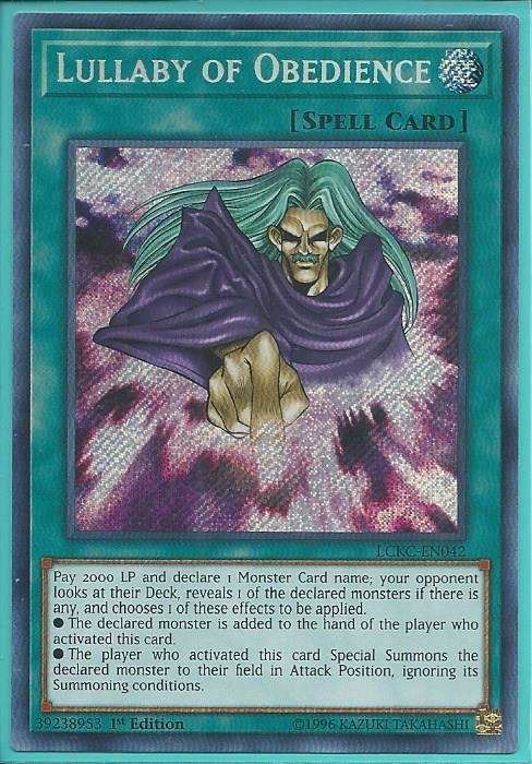 LCKC-EN042 Lullaby Of Obedience – Secret Rare