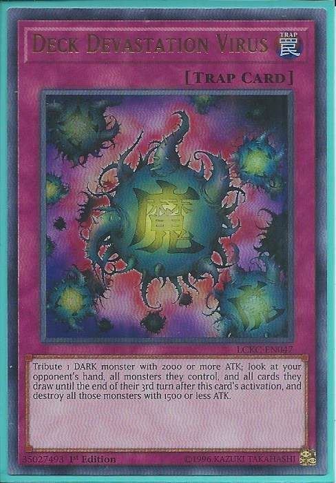 LCKC-EN047 Deck Devastation Virus – Ultra Rare