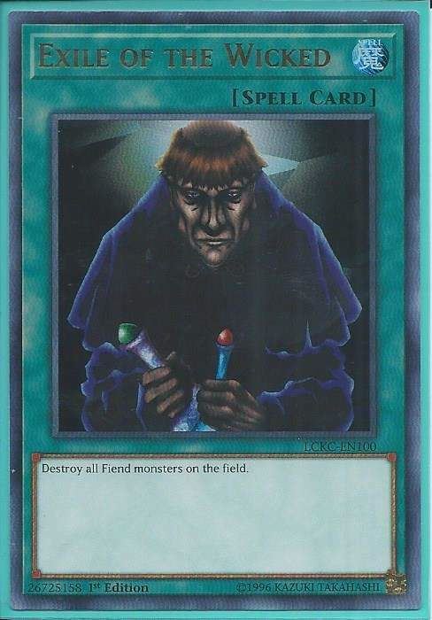 LCKC-EN100 Exile Of The Wicked – Ultra Rare