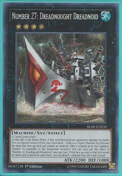 kduys BLRR-EN030 Number 27: Dreadnought Dreadnoid – Secret Rare