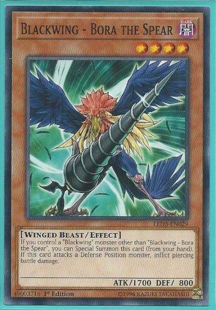 LED3-EN029 Blackwing – Bora The Spear – Common