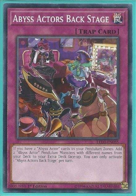 LED3-EN055 Abyss Actors Back Stage – Common