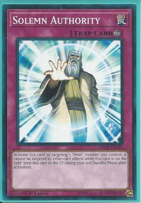 LEHD-ENB29 Solemn Authority – Common