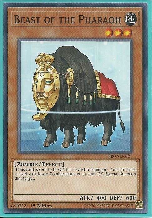 SR07-EN021 Beast Of The Pharaoh – Common