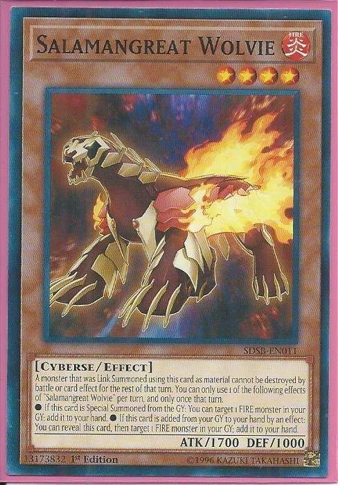 kduy SDSB-EN011 Salamangreat Wolvie – Common