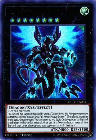 DUPO-EN063 Galaxy-Eyes Full Armor Photon Dragon Ultra Rare