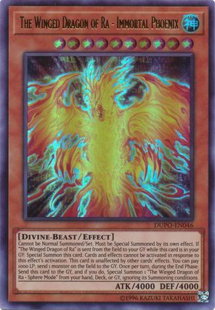 DUPO-EN046 The Winged Dragon of Ra - Immortal Phoenix Ultra Rare - Vị Thần Ai Cập |