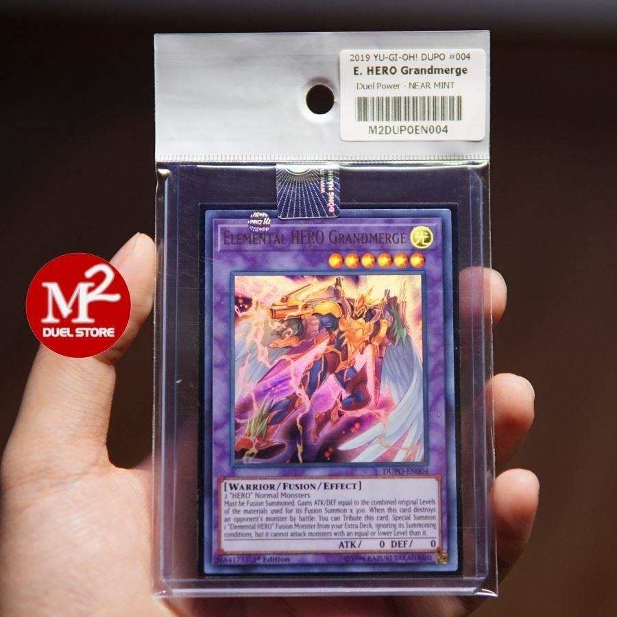 DUPO-EN004 Elemental HERO Grandmerge Ultra Rare - Bảo quản theo tiêu chuẩn M2SCCQ