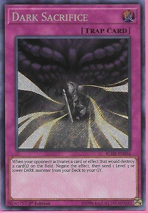 BLHR-EN056 Dark Sacrifice - Secret Rare