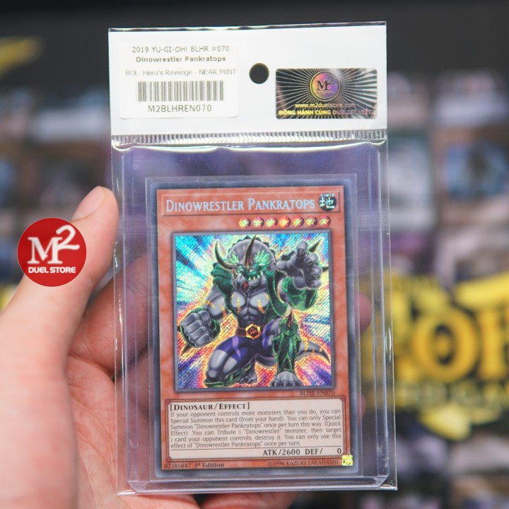 BLHR-EN070 Dinowrestler Pankratops-Secret Rare - Bảo quản theo tiêu chuẩn M2SCCQ