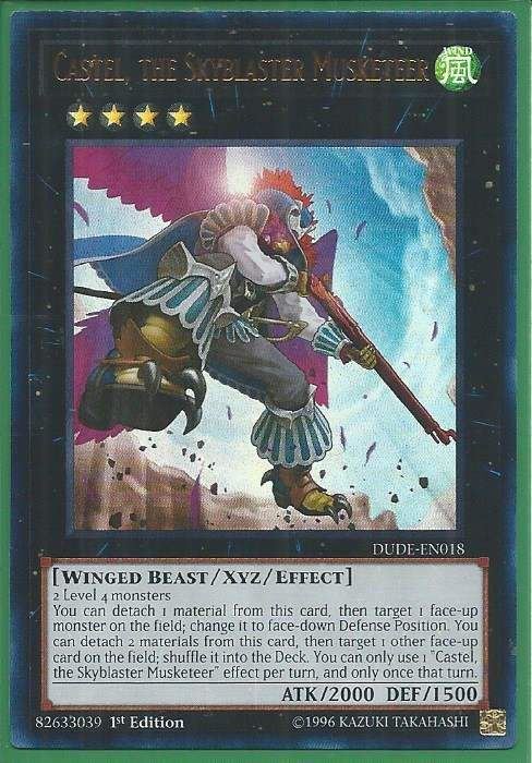 DUDE-EN018 Castel, the Skyblaster Musketeer - Ultra Rare