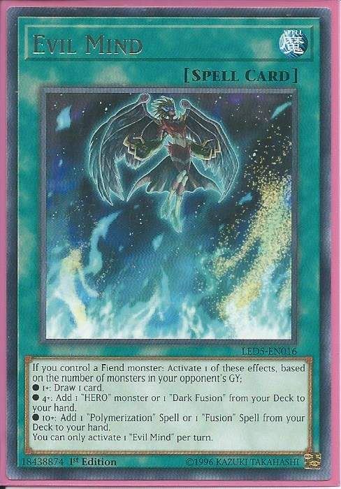 LED5-EN016 Evil Mind – Rare