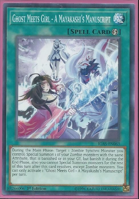 IGAS-EN063 Ghost Meets Girl – A Mayakashi’s Manuscript – Common