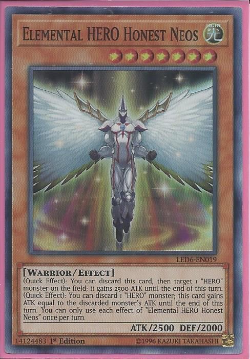 LED6-EN019 Elemental HERO Honest Neos – Super Rare |