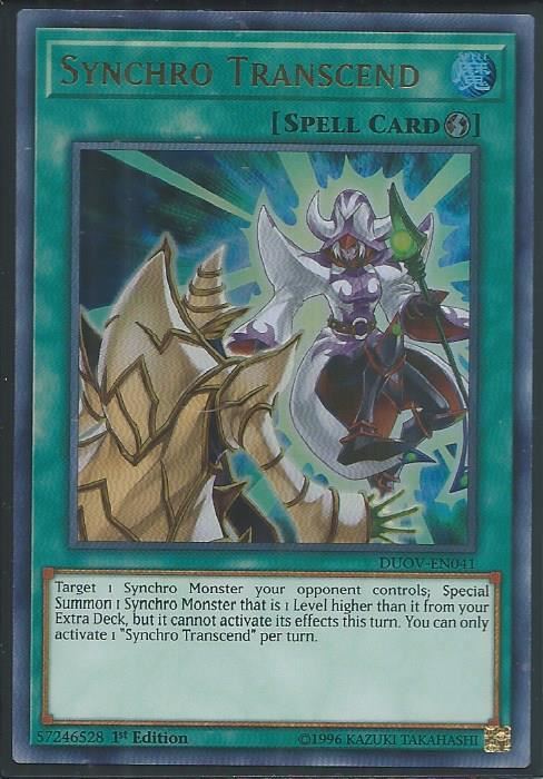 DUOV-EN041 Synchro Transcend - Ultra Rare