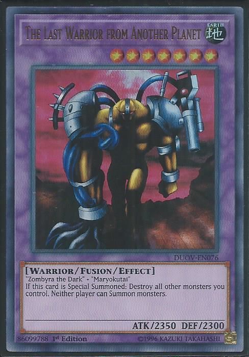 DUOV-EN076 The Last Warrior from Another Planet - Ultra Rare