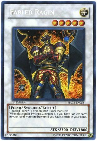 kduy HA03-EN058 - Fabled Ragin - Secret Rare