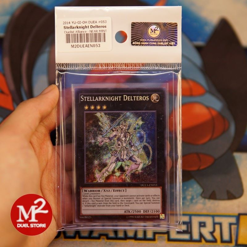 MG5S DUEA-EN053 - Stellarknight Delteros - Secret Rare - Bảo quản theo tiêu chuẩn M2SCCQ